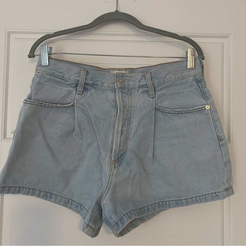 Citizens of Humanity pleated denim shorts